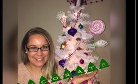 Decorate the Christmas Tree with me | Candy Land Theme