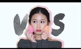 BeautyBlender Original ($20) vs Real Techniques Miracle Complexion Sponge ($7) | Demo & Review