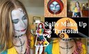 Nightmare Before Christmas Sally Makeup tutorial