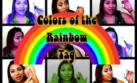 COLORS OF THE RAINBOW TAG: NAIL POLISHES & LIPPIES