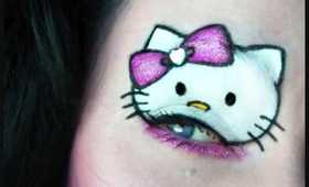 Contest entry to glamourdolleyes,.. dramatic look,.. hello kitty inspired ;)