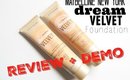 MAYBELLINE Dream Velvet Foundation + Blender Review / Demo | SCCASTANEDA