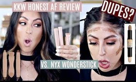 KKW CONTOUR KIT HONEST REVIEW VS NYX WONDERSTICK: DUPES?