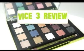 Urban Decay Vice 3 Palette Review