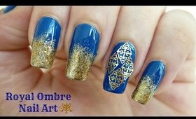 Royal Ombre Nail Art! [BornPrettyStore Review]