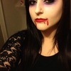My vampire makeup