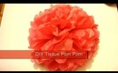 Tissue Pom Pom / How To Make Paper Pom Poms / Wedding Decor
