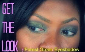 TUTORIAL | Forest Green Eyeshadow Look