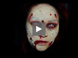 Zombie Makeup Looks: Lots of Latex Zombie