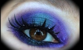 Maleficent inspired Oil Slick Eye Makeup Tutorial ft Sugarpill Cold Chemistry Palette
