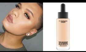 NEW MAC Studio Waterweight Foundation! Review & Demo