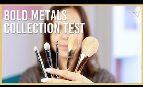Real Techniques Bold Metals Collections Tested! | Wearabelle