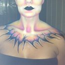 Close up of a makeup competition I came in 2nd place for :)