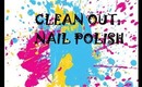 Cleaning Out:Nail Polish