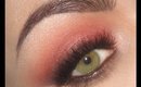 Summer Sunset - Warm Coral Smoky Eye makeup tutorial