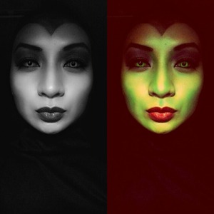 Maleficent inspired makeup