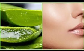 DIY ALOE VERA Facial for Clear Spotless Skin │ How To Exfoliate with ALOE VERA for Smooth Skin