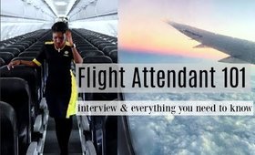 FLIGHT ATTENDANT 101 | interview, tips, everything you need to know