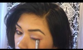 Flirty Bright Pink Winged Eyeliner and Makeup Tutorial