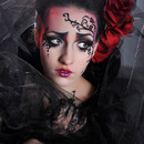 Gothic Rose Tim Burton-Inspired Makeup