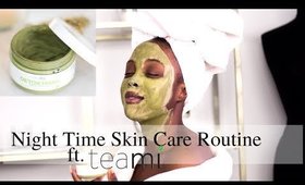 Winter Night Time Skin Care Routine ft. Teami Clay Mask