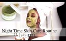 Winter Night Time Skin Care Routine ft. Teami Clay Mask