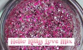 Hello Kitty Love Glitter Mix