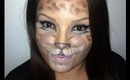 Last Minute Leopard Halloween Makeup