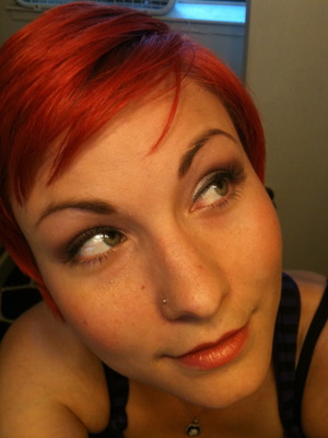 I love to change my hair color, although this shade of red was the hardest to keep up.