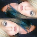  Blue hair don't care instagram; queenaerdna