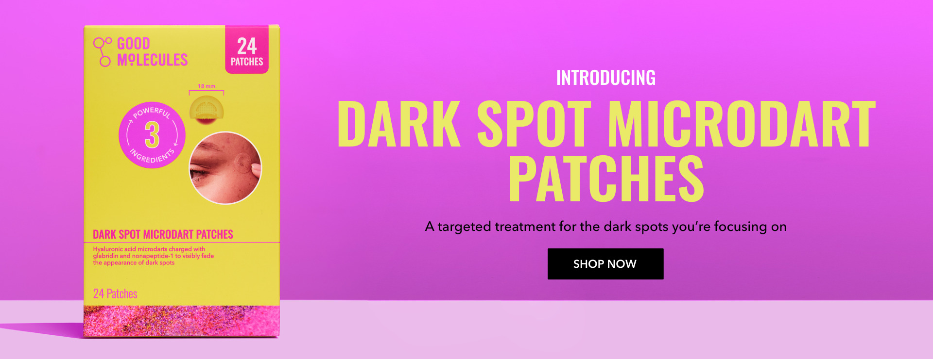 Dark Spot Microdart Patches