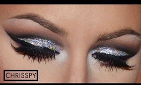 New Years Eve Silver Glitter Tutorial
