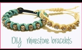 DIY rhinestone friendship bracelets ideas!