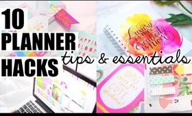 10 Planner Hacks, Tips & Essentials | GIVEAWAY