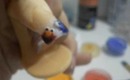 elmo and cookie monster acrylic nail tutorial