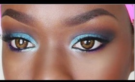 SPRING Makeup Fun Blue + Purple Colorful Eye Shadow | EASY