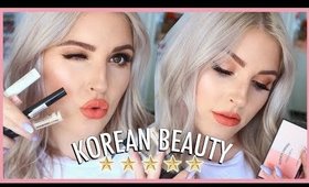 FULL FACE of Best Selling Korean Makeup 💕🙊 First Impressions & Review!