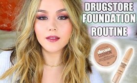 NEW Maybelline Dream Cushion Foundation | DRUGSTORE FOUNDATION ROUTINE |