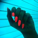 Neon natural nails