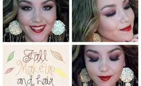 Fall Makeup & Hair Tutorial