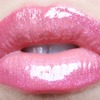 Soft juicy pink lips