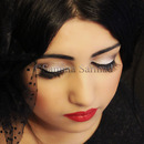 Vintage Look-Nude Smokey Eyes, Flawless Foundation & Red Lips