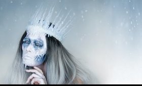 Queen Of The Ice : Halloween makeup look