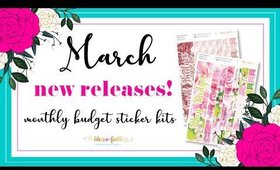 New Releases! Monthly Budget Stickers Kits | Erin Condren Deluxe Monthly Planner
