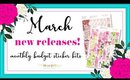 New Releases! Monthly Budget Stickers Kits | Erin Condren Deluxe Monthly Planner