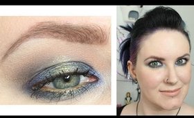 Makeup Geek Blue Green Foiled Tutorial