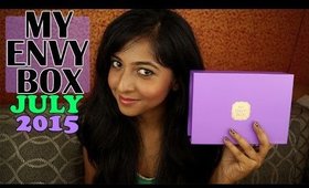 MY ENVY BOX JULY 2015 Unboxing Review