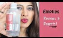 Empties + Will I Repurchase Them or Not? || _ Reviews & Regret Buying, SuperWowStyle