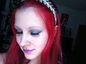 Minerva- of the butterfly fey.  Wearing Airborne Unicorn lipstick by Lime Crime :) like it? get yours here!! http://www.limecrimemakeup.com/idevaffiliate/idevaffiliate.php?id=1308