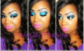 VERY Easy Teal and Black look ****Highly Requested look***